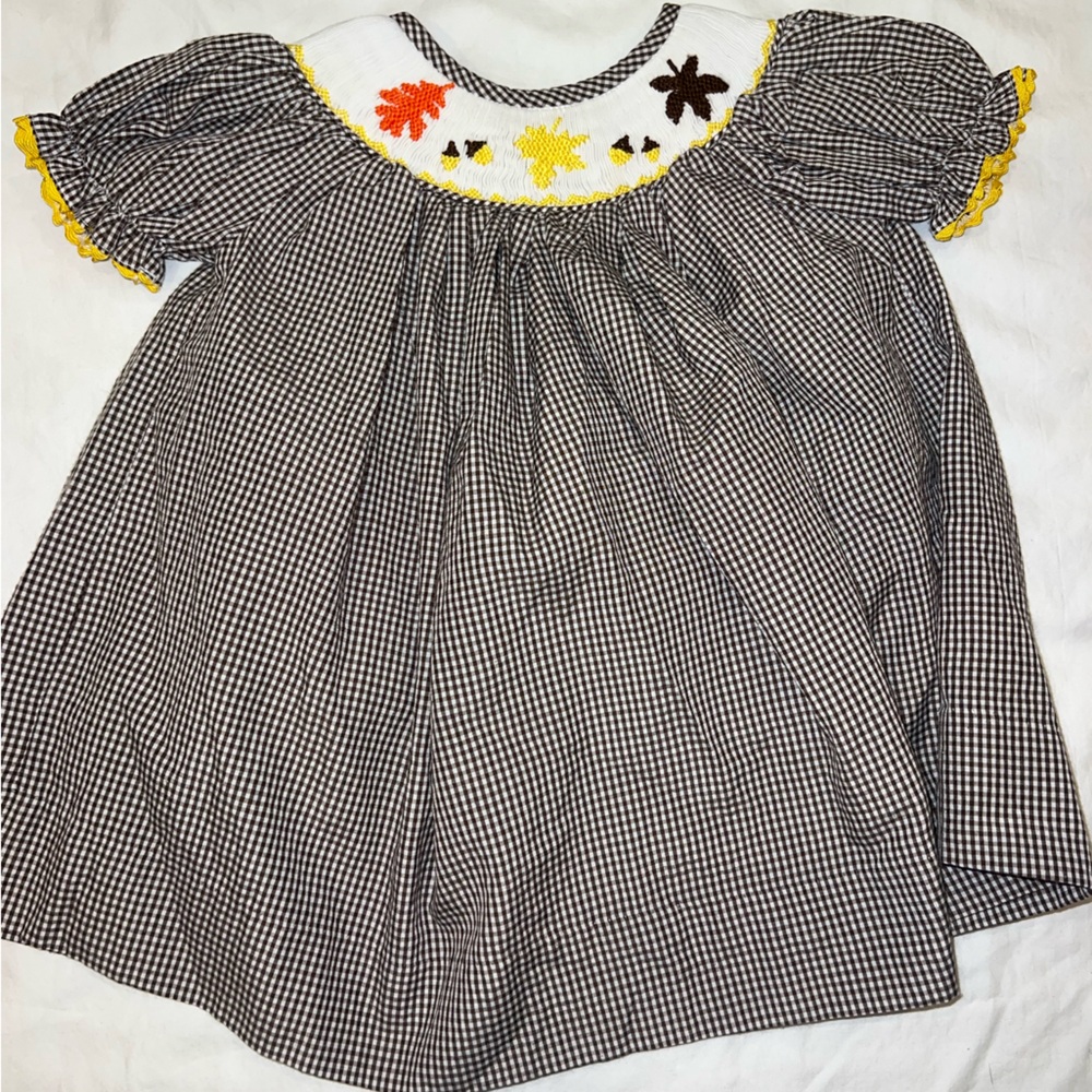 EUC Smocked or Not fall dress